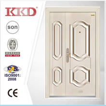 Nuevo diseño blanco seguridad doble puerta KKD-201B